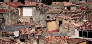 Rooftops of the Roman City of Orange, En Provence